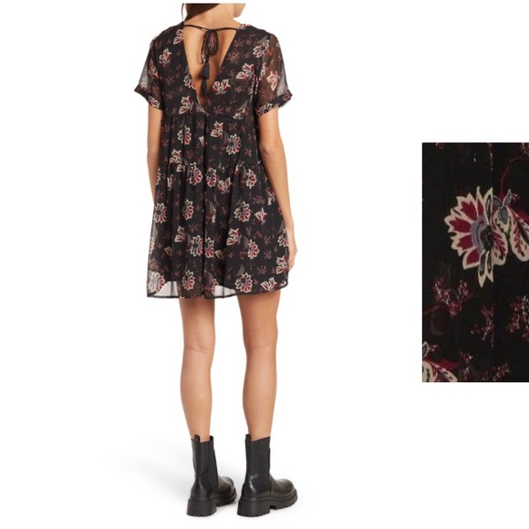 Patrons Of Peace ☮️ Adele Tie Back Dress 👗 - Picture 2 of 5